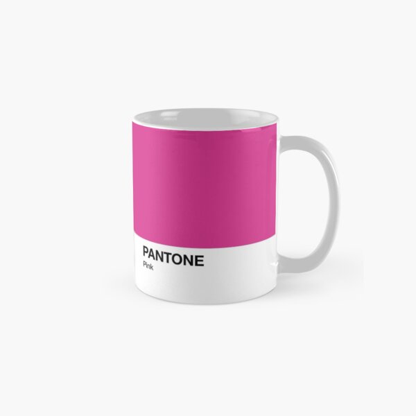 Taza Pantone Color Pink Taza clásica
