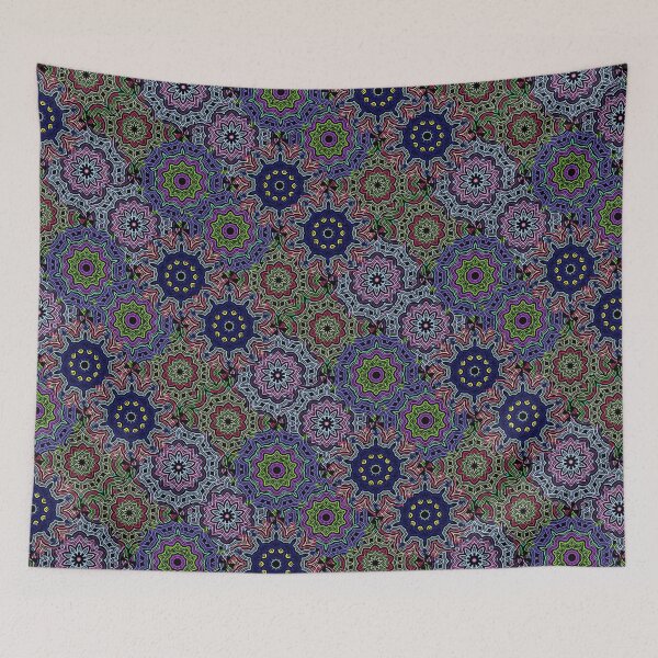Item preview, Patchwork kaleidoscopes pattern designed and sold by Carrie_Anne_Designs.