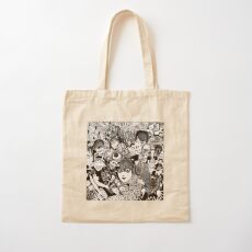 junji ito collage Cotton Tote Bag