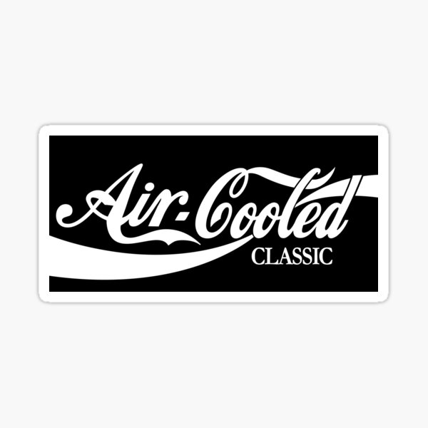 Autocollant Cola classique refroidi par air VW Sticker