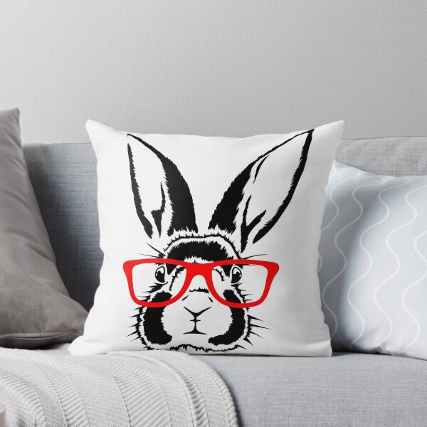Item preview, cool rabbit with glasses designed and sold by HotVector.