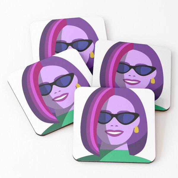 Item preview, Trendy Purple Girl designed and sold by mrdlucks.