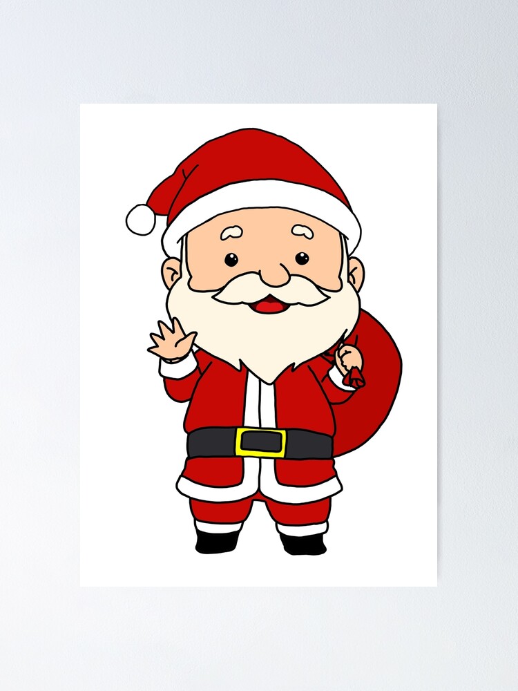 How to Draw Santa Claus | Easy Doodle for Kids | Kiddingly-anthinhphatland.vn