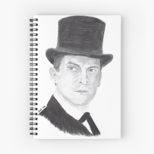 Item preview, Jeremy Brett as Sherlock Holmes. Charcoal and pencil. designed and sold by Deelectableart.