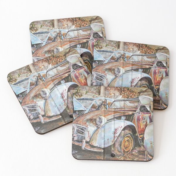 Item preview, Wreckless Abandonment Art Citroen 2CV Bootlid (number 18) artwork designed and sold by WrecklessAArt.