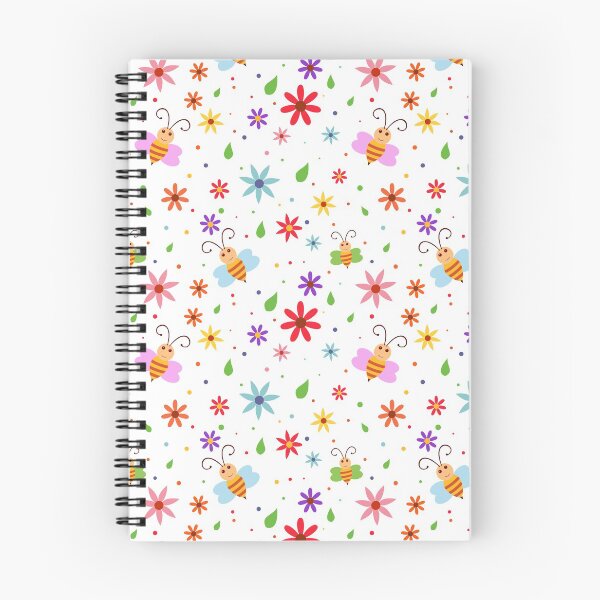 Item preview, Spring Flowers and Bees Pattern designed and sold by mrhighsky.