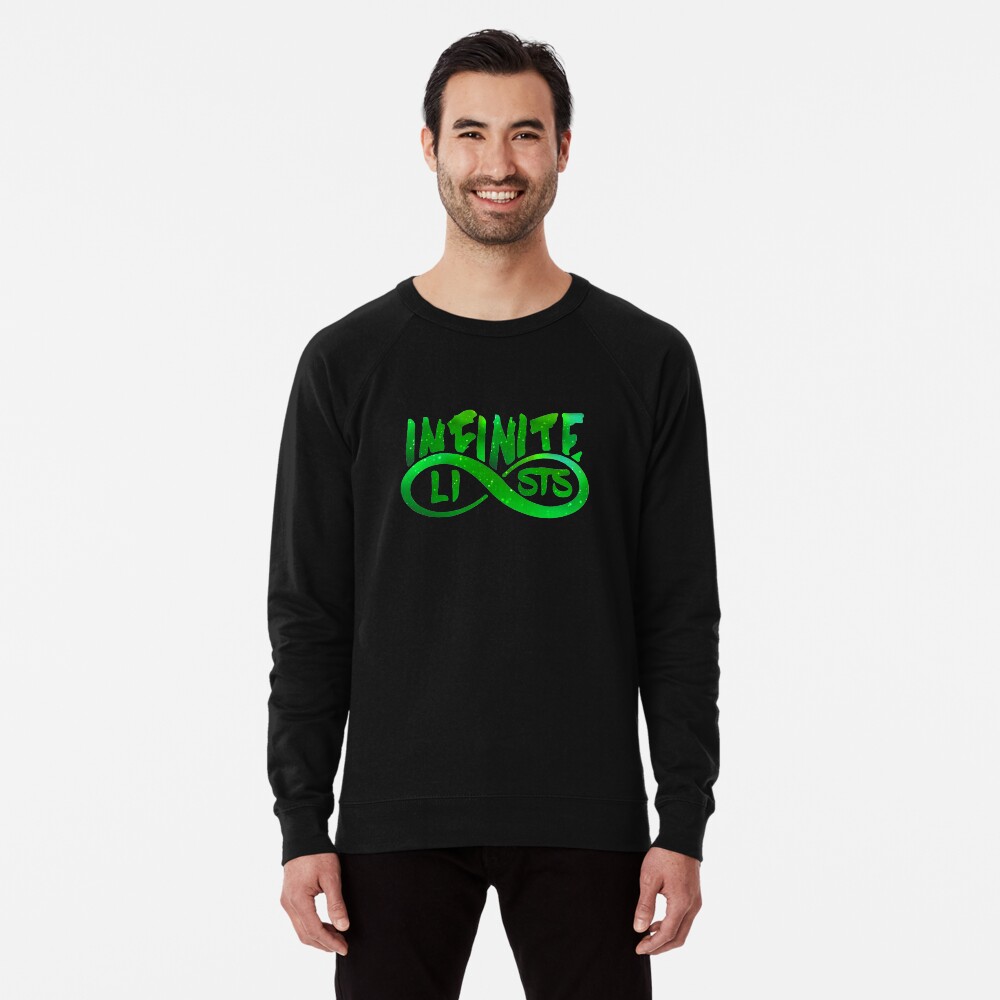 Infinite lists sweatshirt best sale