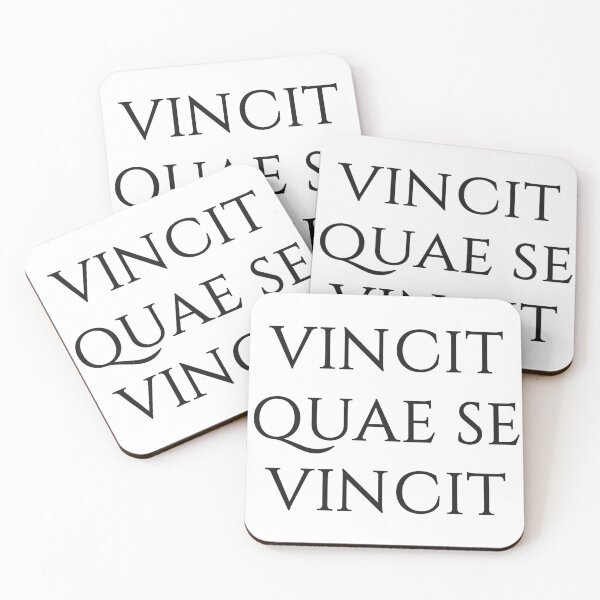 Item preview, Ella conquista quien se conquista a sí misma - Vincit Quae Se Vincit - Latin designed and sold by emovendo.