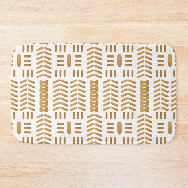 Item preview, Metallic Gold Tribal Brush Stroke Pattern designed and sold by Elsy's Art.