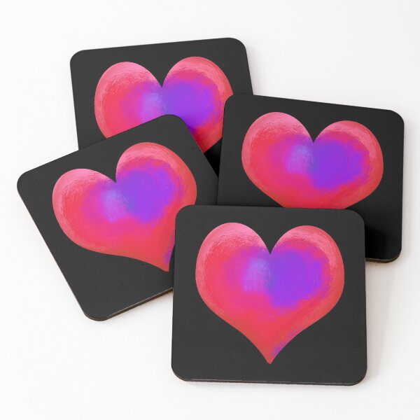 Item preview, Painted Heart | Red and Purple | Cherie's Art Original designed and sold by CheriesArt.