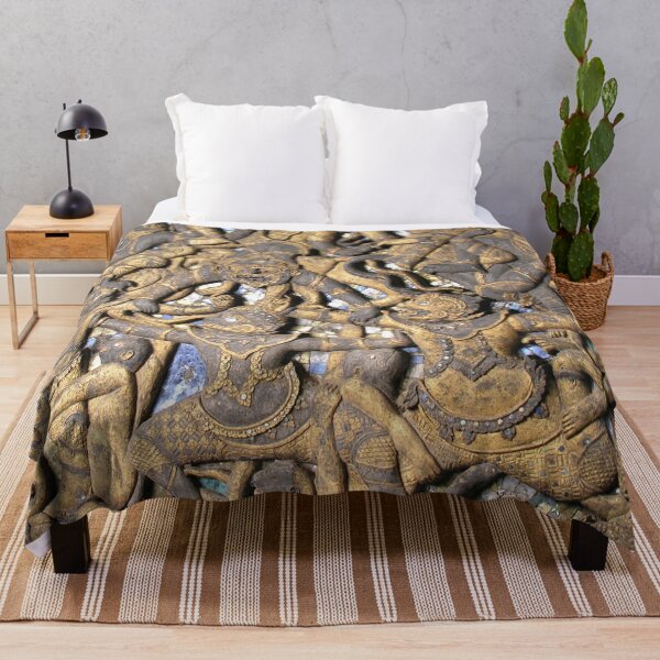 Item preview, Buddhist Golden Bas Relief Sculpture Laos designed and sold by worldways.
