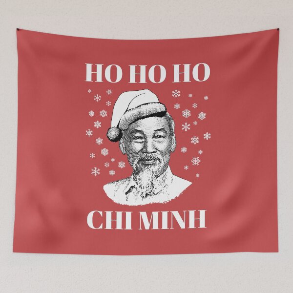 Item preview, Ho Ho Ho Chi Minh Funny Vietnam Christmas Gift Idea  designed and sold by The Junto Shop.
