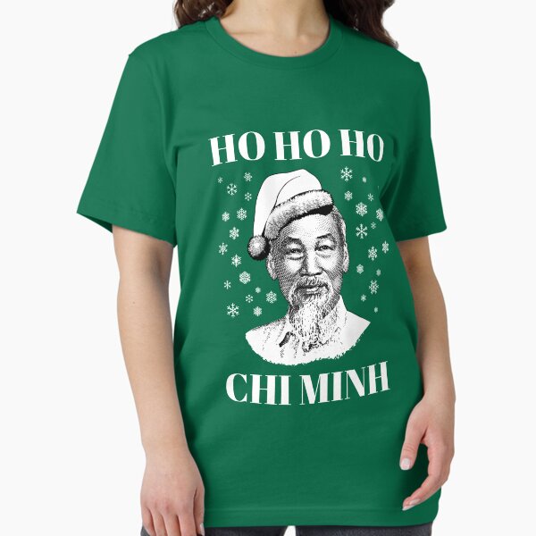 Item preview, Ho Ho Ho Chi Minh Funny Vietnam Christmas Gift Idea  designed and sold by The Junto Shop.