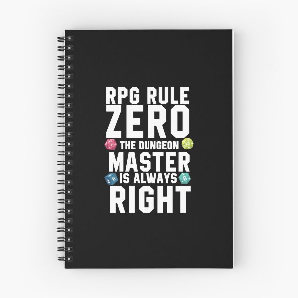 Item preview, RPG rule zero - The DM is always right designed and sold by OVMEngemann.