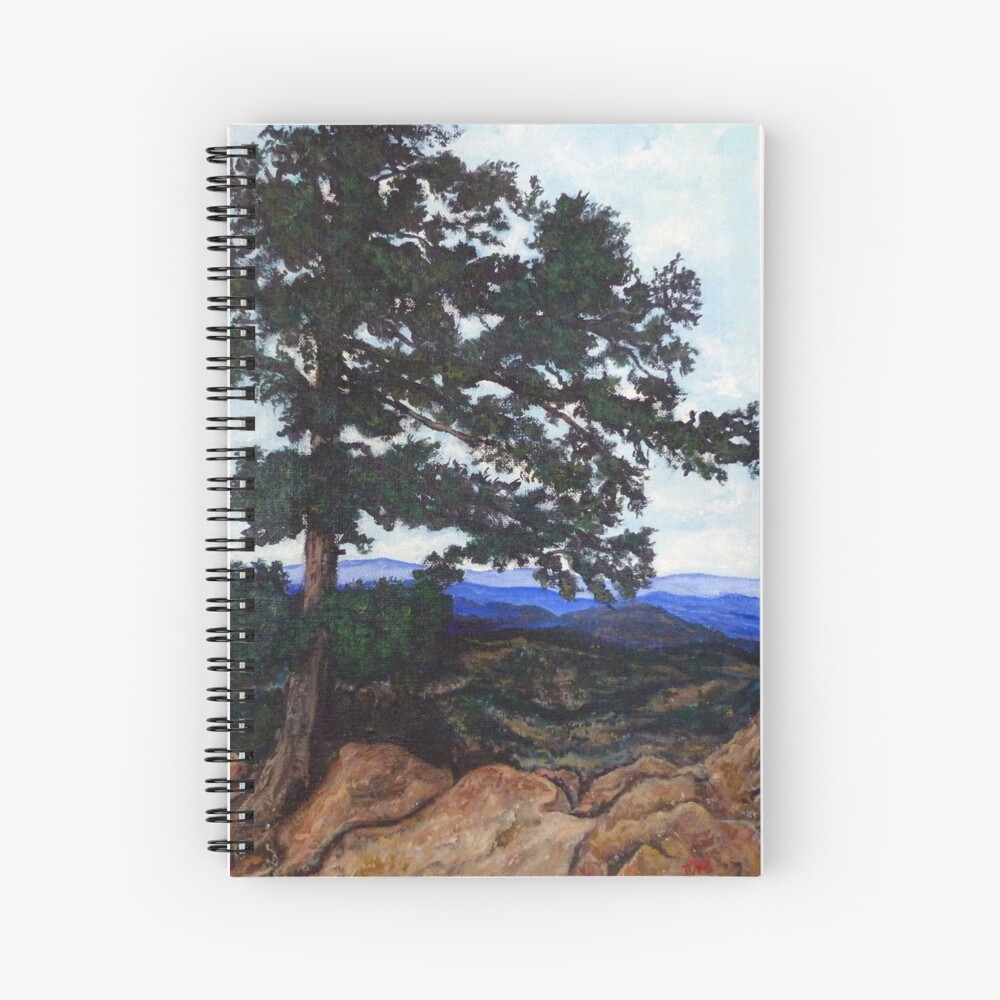 Flagstaff Mountain Tree Spiral Notebook