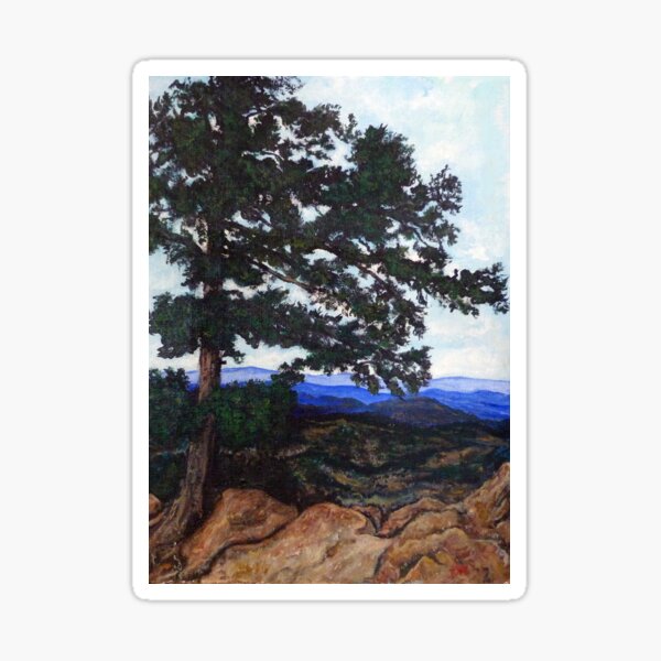 Flagstaff Mountain Tree Sticker