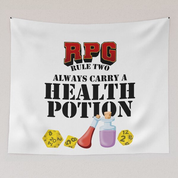 Item preview, RPG rule two: Healing potion  designed and sold by OVMEngemann.
