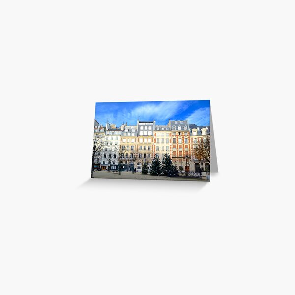 Paris: Place Dauphine Greeting Card