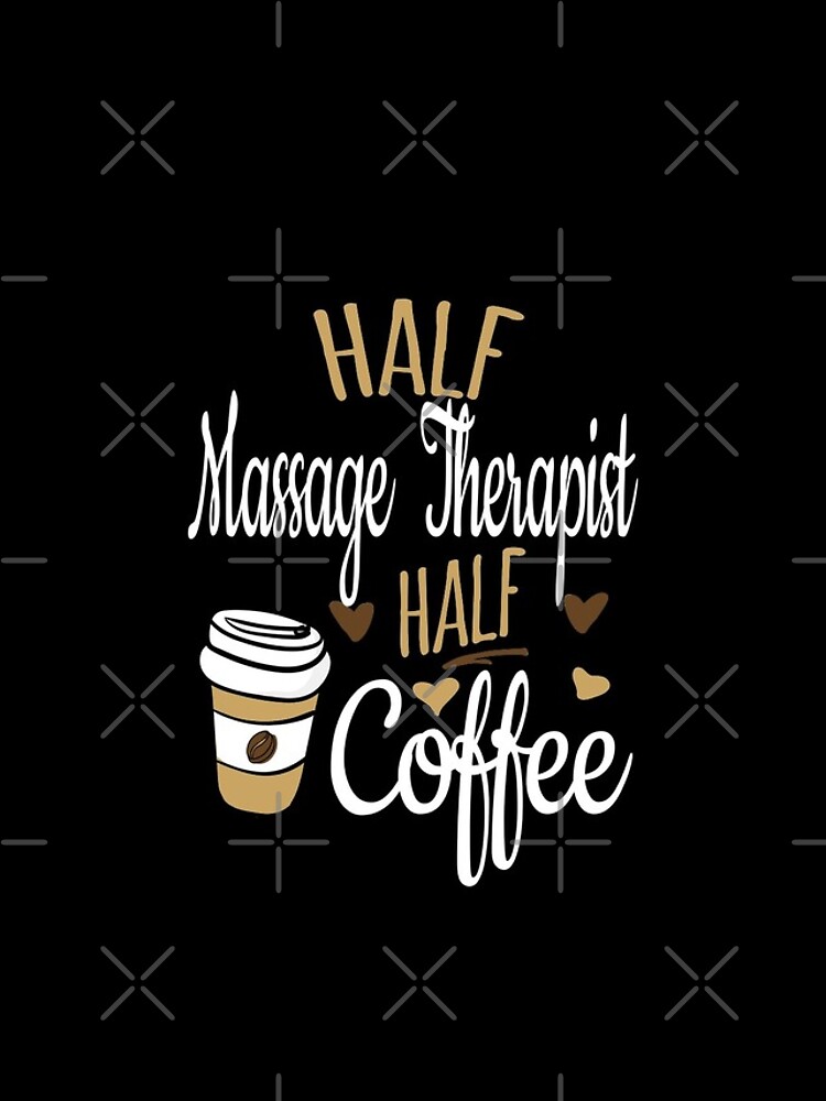 Aperçu 5 sur 5. Coque iPhone avec l'œuvre Half Coffee Half Massage Therapist créée et vendue par Ripper19.