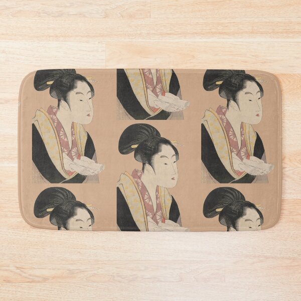 Item preview, Vintage Japanese Ukiyo-e Woodblock Print Geisha Portrait II designed and sold by VintageArchive.