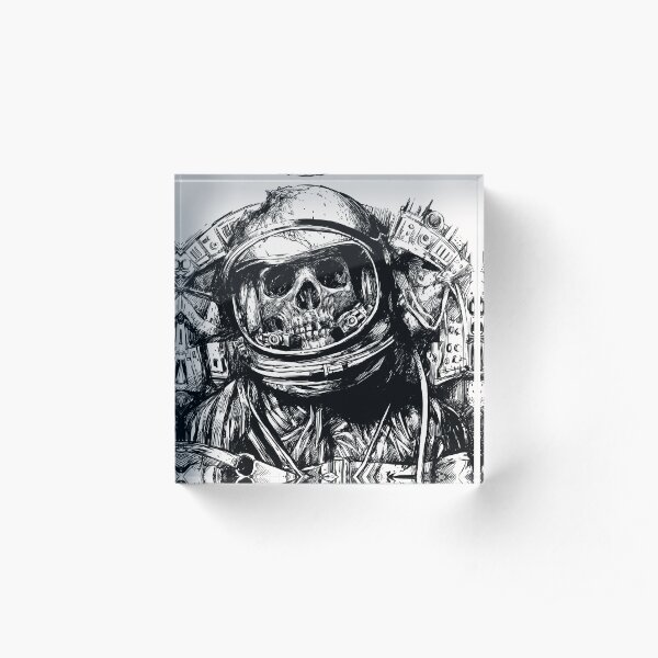 Dead Astronaut Acrylic Block