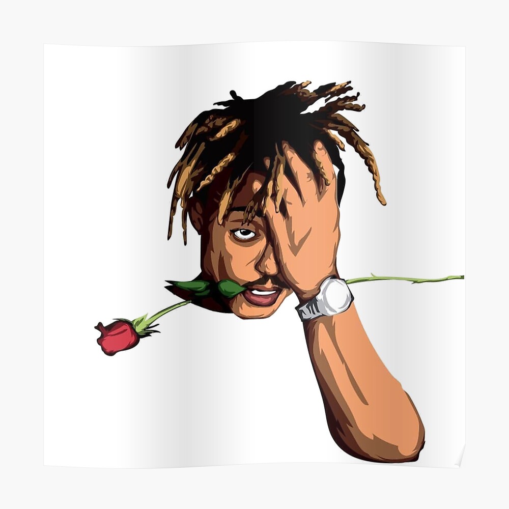 juice wrld rose hoodie