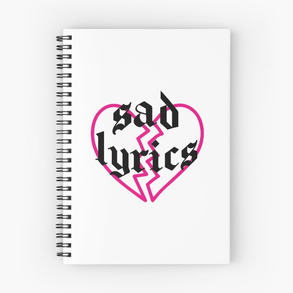 Item preview, Sad Lyrics designed and sold by RosedesignArt.