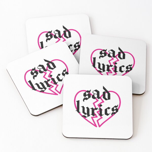 Item preview, Sad Lyrics designed and sold by RosedesignArt.