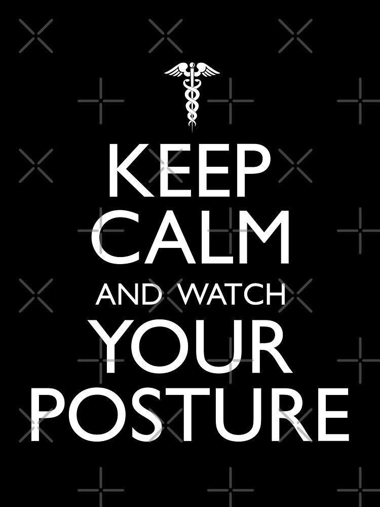 Thumbnail 3 von 3, Tuch, Keep Calm & Watch Your Posture designt und verkauft von Ripper19.