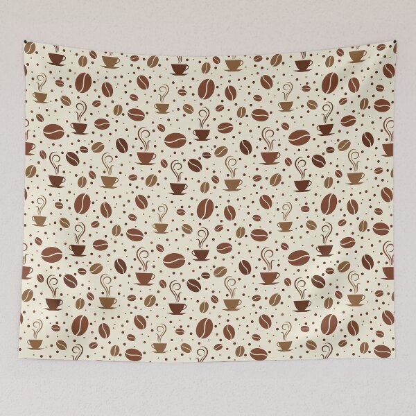 Item preview, Coffee Beans and Cups Pattern designed and sold by mrhighsky.