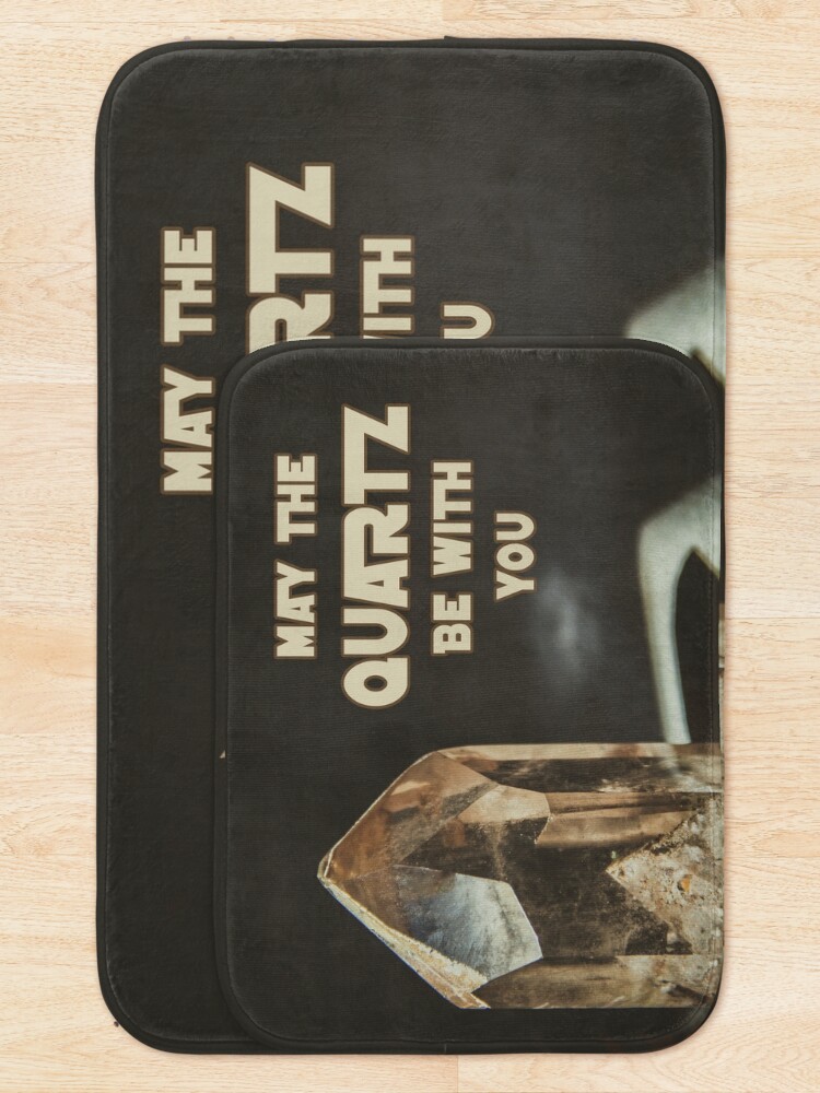 Alternate view of May The Quartz Be With You Bath Mat