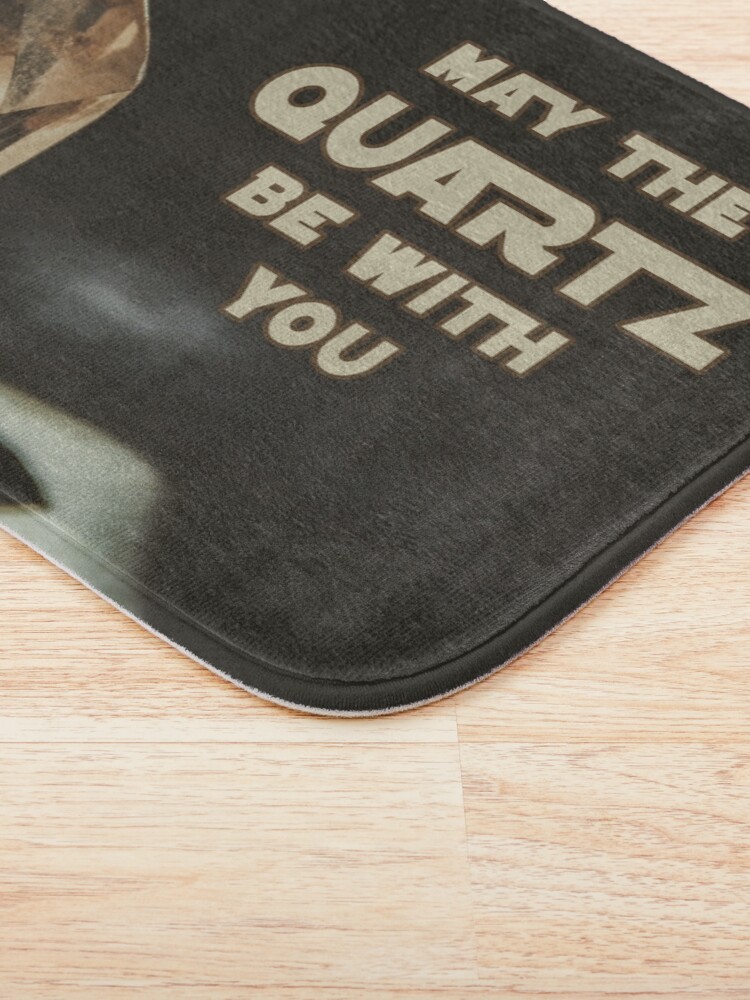 Alternate view of May The Quartz Be With You Bath Mat