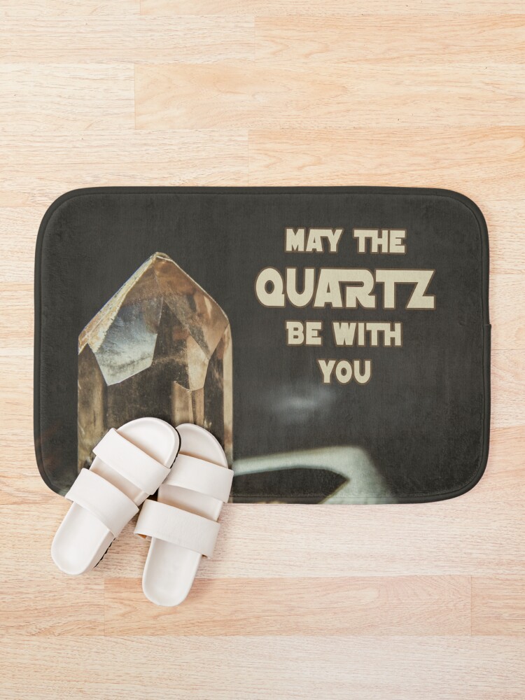 Alternate view of May The Quartz Be With You Bath Mat
