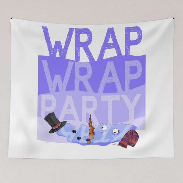 Item preview, Wrap Wrap Party Snowman designed and sold by Jokertoons.