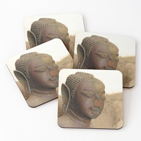 Item preview, Ancient Smiling Buddha Statue Buddhism Laos designed and sold by worldways.
