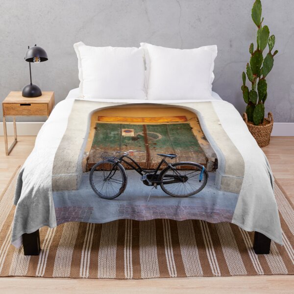 Item preview, Bicycle and green door in Italy designed and sold by SpikeFlutie.