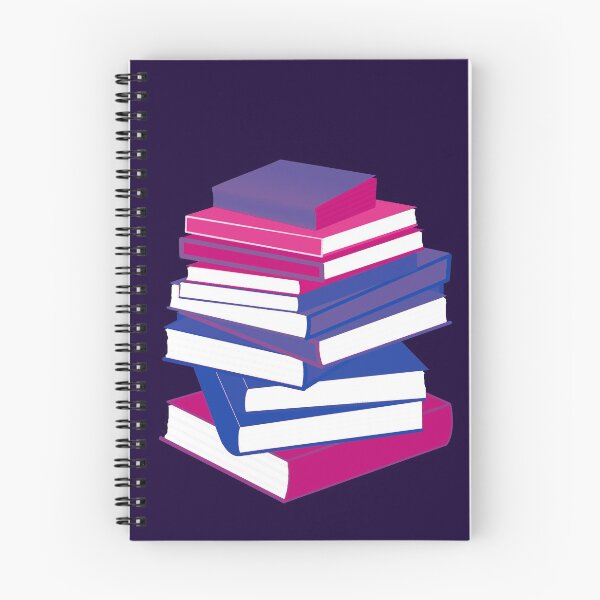 Item preview, Bi Pride Stacked Books Design designed and sold by Vernen Ink.