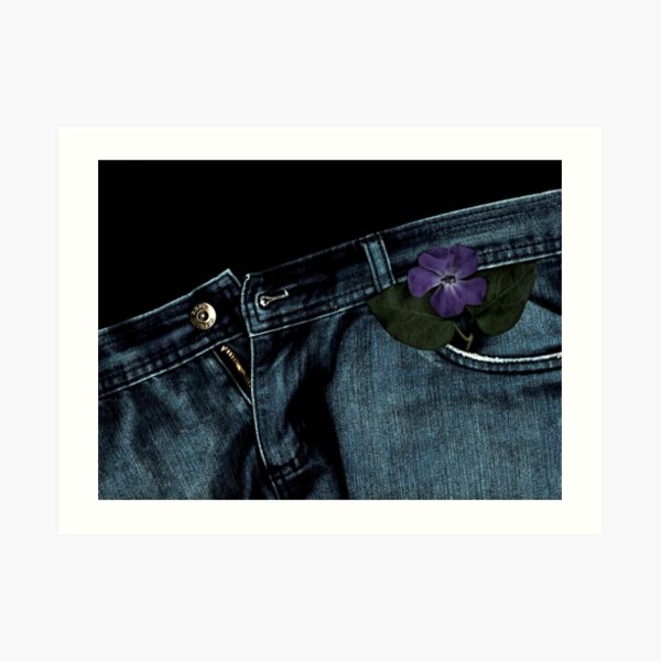 "Blue Jeans and Periwinkle" Art Print