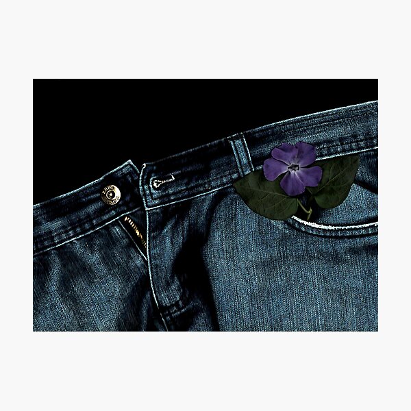 "Blue Jeans and Periwinkle" Photographic Print