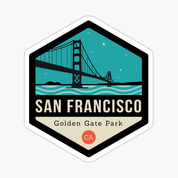 San Francisco Badge Design Sticker
