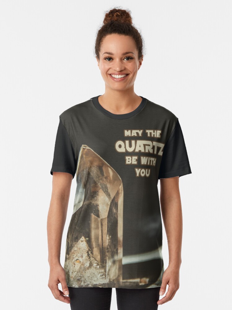 Alternate view of May The Quartz Be With You Graphic T-Shirt