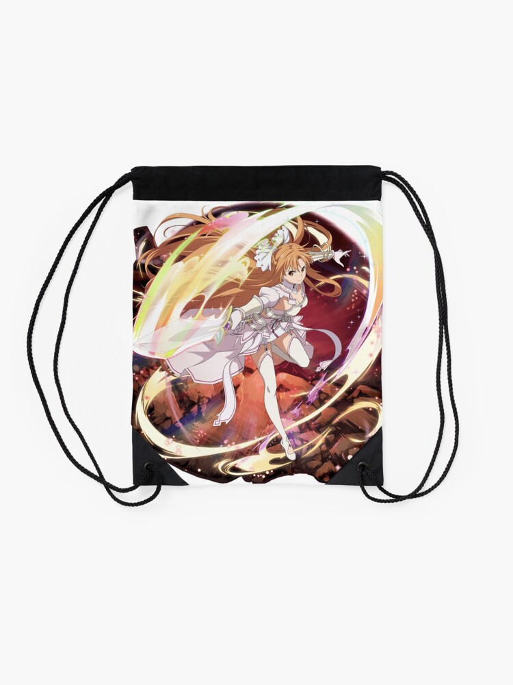 Alternate view of Stacia Asuna in Alicization war of underworld Drawstring Bag