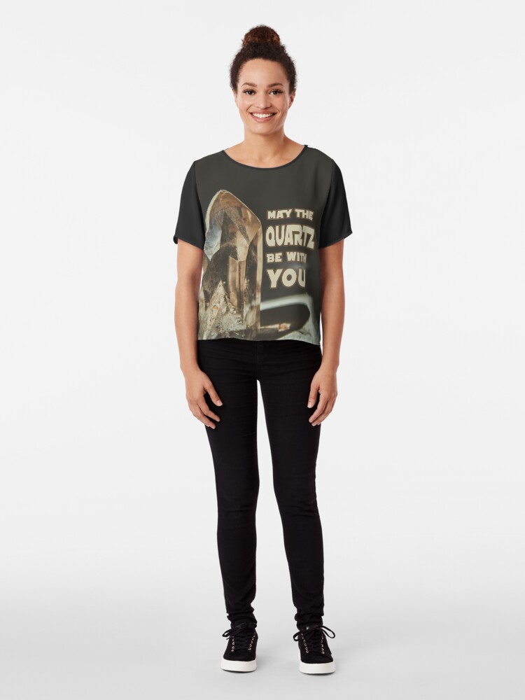 Alternate view of May The Quartz Be With You Chiffon Top