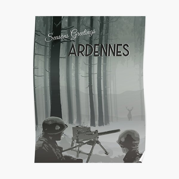 Ardennes - WWII Seasons Greetings Poster