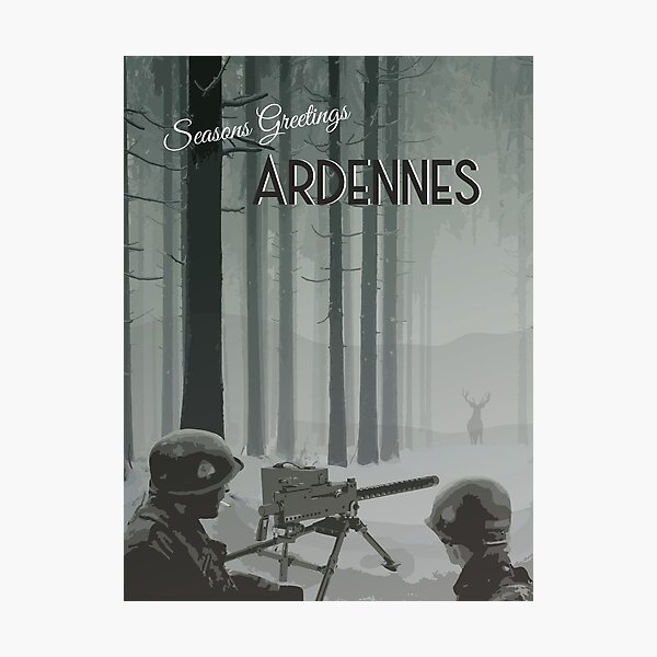 Item preview, Ardennes - WWII Seasons Greetings designed and sold by The War Effort.