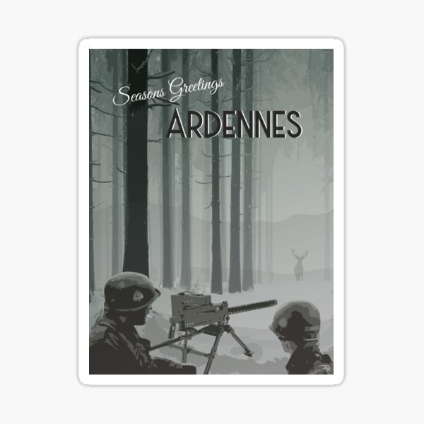 Item preview, Ardennes - WWII Seasons Greetings designed and sold by The War Effort.