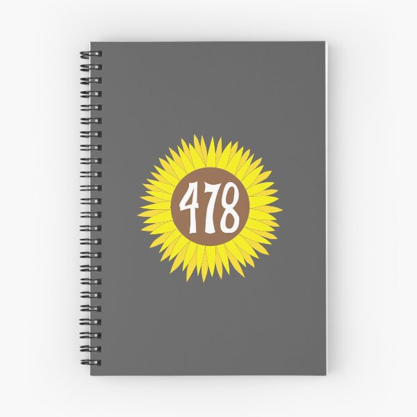 Item preview, Hand Drawn Georgia Sunflower 478 Area Code designed and sold by itsrturn.