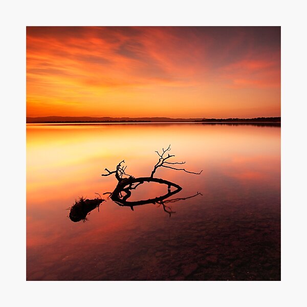 Loch Leven Sunset - Perthshire Photographic Print