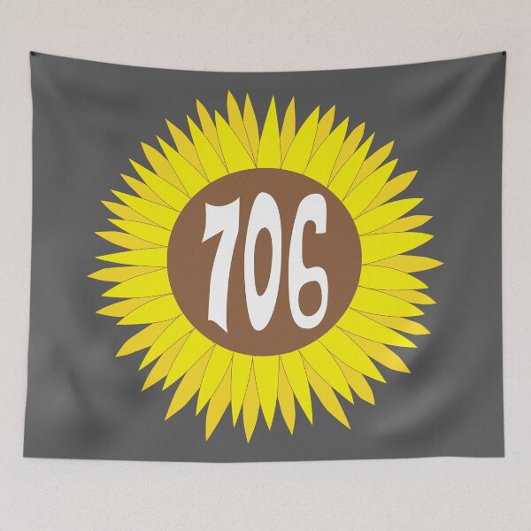 Item preview, Hand Drawn Georgia Sunflower 706 Area Code designed and sold by itsrturn.