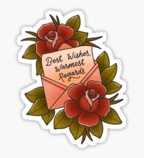 Best Wishes, Warmest Regards - David Rose - Schitt’s Creek Sticker